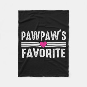 Pawpaw's Favorite  Fleece Blanket