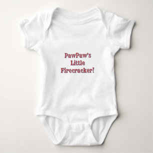 PawPaw's Little Firecracker! USA 250 Fireworks Baby Bodysuit