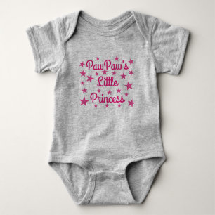 PawPaw's Little Princess Snapsuit Baby Bodysuit