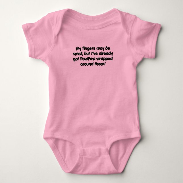PawPaw's Wrapped! Baby Bodysuit (Front)
