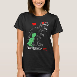 Pawpawsaurus Daddy Rex Autism Awareness Proud Dad T-Shirt