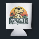 Pawpawsaurus Dinosaur Grandpa Saurus Father's Day Can Cooler<br><div class="desc">Get this funny saying outfit for your special proud grandpa from granddaughter, grandson, grandchildren, on father's day or christmas, grandparents day, or any other Occasion. show how much grandad is loved and appreciated. A retro and vintage design to show your granddad that he's the coolest and world's best grandfather in...</div>