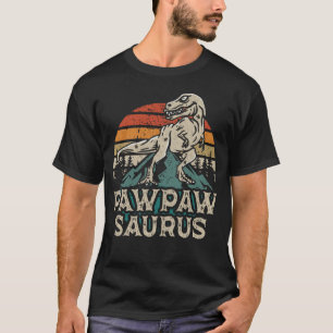 Pawpawsaurus Dinosaur Grandpa Saurus Father's Day T-Shirt