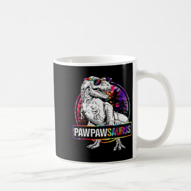 Pawpawsaurus Dinosaur Pawpaw Saurus Family Matchin Coffee Mug (Right)