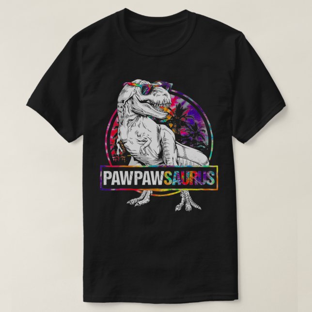 PawPawsaurus Dinosaur PawPaw Saurus Family Matchin T-Shirt (Design Front)