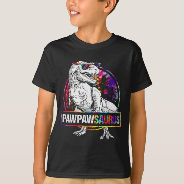 Pawpawsaurus Dinosaur Pawpaw Saurus Family Matchin T-Shirt (Front)