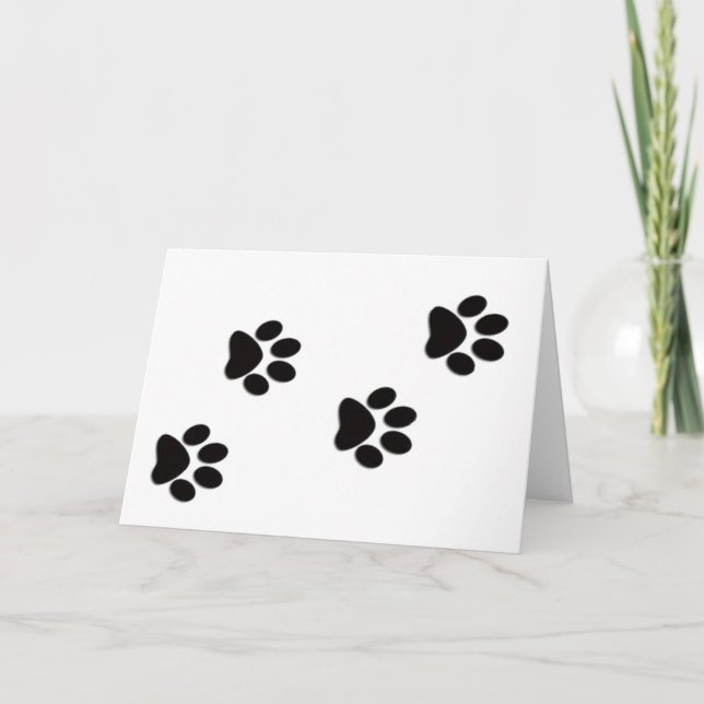 Pawprint Card (Front)