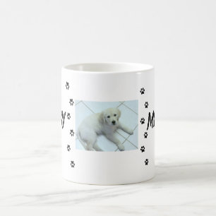 Pawprint Companion Photo Name Nickname Design Coffee Mug