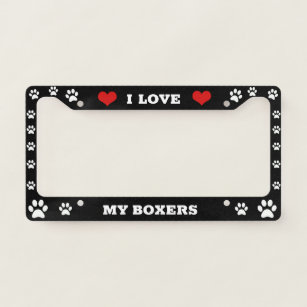 Pawprint, Dog Breed Licence Plate Frame