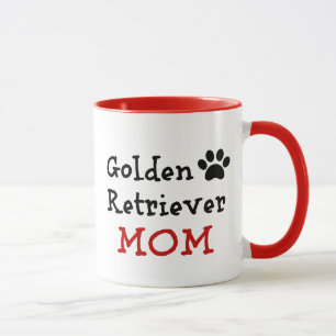 Pawprint Golden Retriever Mum Mug