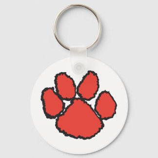pawprint key ring