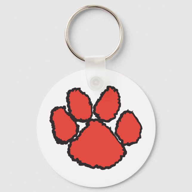 pawprint key ring (Front)