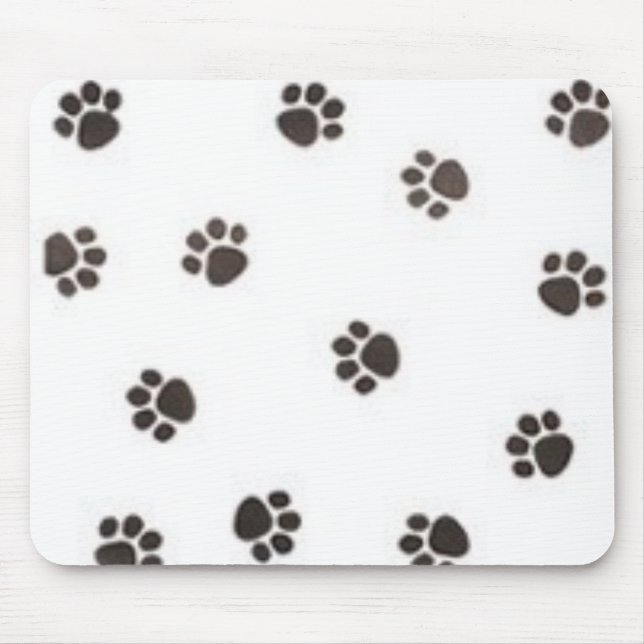 Pawprint Mouse Mat (Front)