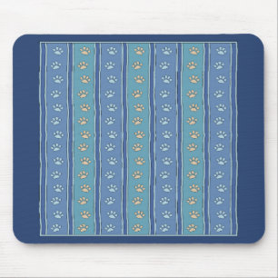 Pawprint Pattern Mouse Mat