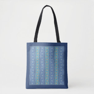 Pawprint Pattern Tote Bag