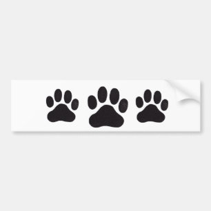 PawPrint, PawPrint, PawPrint Bumper Sticker
