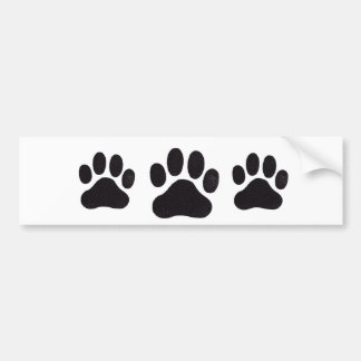 PawPrint, PawPrint, PawPrint Bumper Sticker