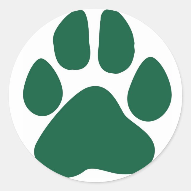 Pawprint Sticker (Front)