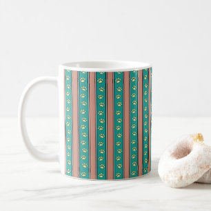 Pawprint Stripes Coffee Mug