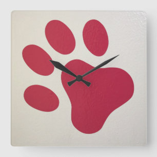Pawprint Wall Clock