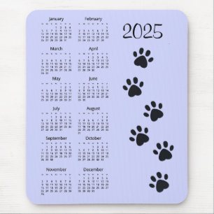 Pawprints2025 Calendar Mousepad