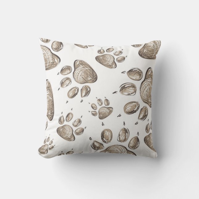Pawprints Cushion (Front)