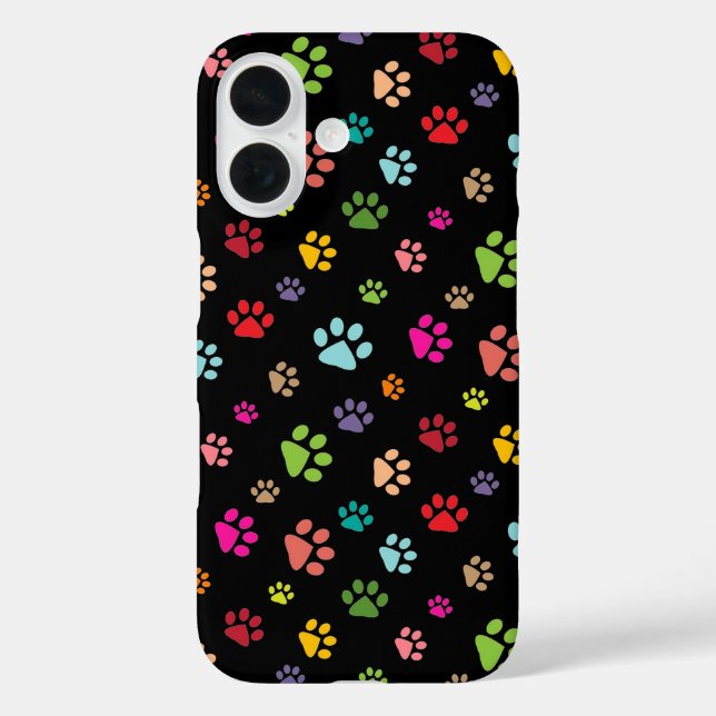 Pawprints Design iPhone Case (Back)
