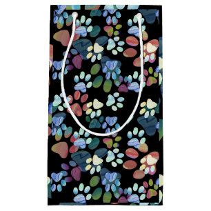 Pawprints Everywhere Small Gift Bag