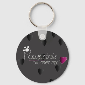 Pawprints - keychain