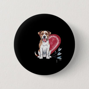 Pawprints on My Heart Dog 6 Cm Round Badge