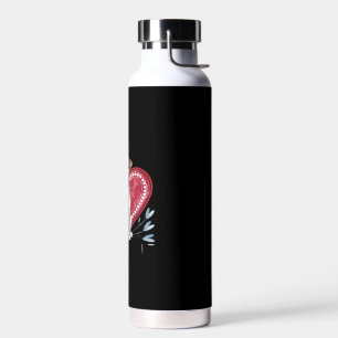 Pawprints on My Heart Dog Water Bottle