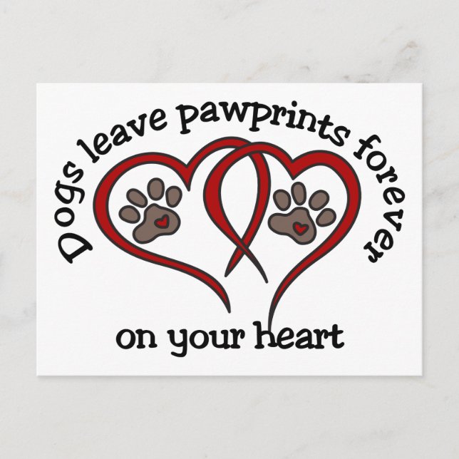 Pawprints Postcard (Front)