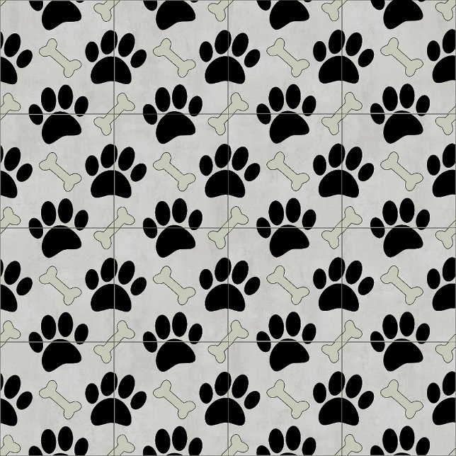 Paws And Bones Pattern Tile (Creator Uploaded)