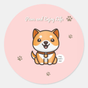 Paws and Enjoy Life Stickers