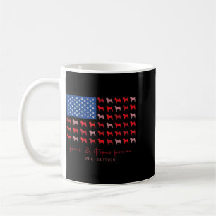 Paws And Es Forever Pug Usa Flag 4th Of July Coffee Mug