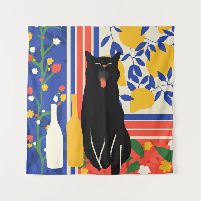 Paws and Patterns Tapestry (Front)