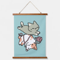 Paws and Play – Adorable Cat Illustration