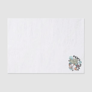 Paws and Play – Adorable Cat Illustration Tissue Paper