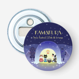 Paws and Purity: Edneko's Kamakura Festivity Bottle Opener
