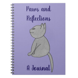 Paws and Reflections Journal Notebook
