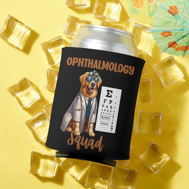 Paws and Vision Animal Ophthalmology Squad Can Cooler (In Situ Summer)