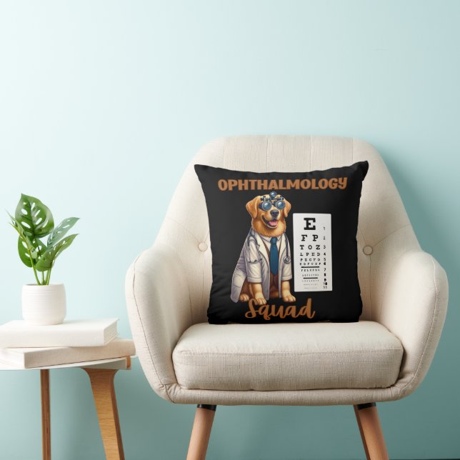 Paws and Vision Animal Ophthalmology Squad Cushion (Chair)
