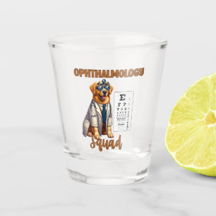 Paws and Vision Animal Ophthalmology Squad Shot Glass