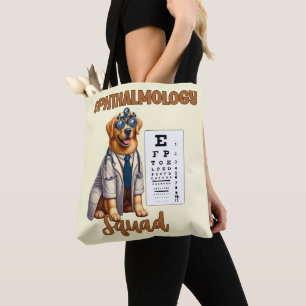 Paws and Vision Animal Ophthalmology Squad Tote Bag