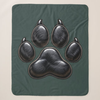 Paws Before Boots in the Sunset Sherpa Blanket