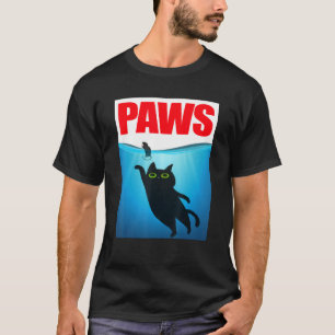 Paws Black Cat and Mouse Top Cute  Cat  Parody