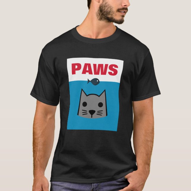 Paws, Cat T-Shirt (Front)