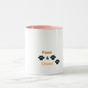Paws & Chaos Funny Pet Lover Mug