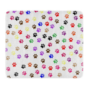 Paws Decorative Cutting Boaerd Cutting Board