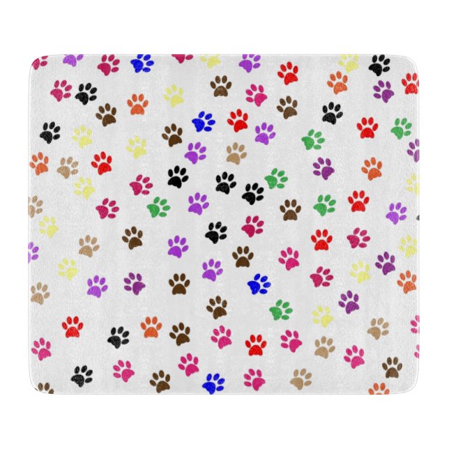 Paws Decorative Cutting Boaerd Cutting Board (Front)